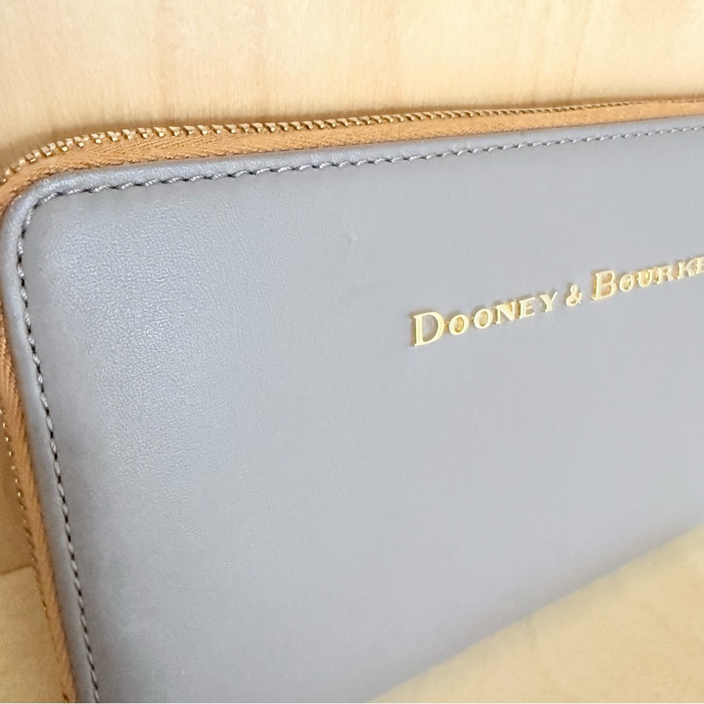 Dooney & Bourke City Large Zip Around Wristlet Wallet, Charcoal Grey - Picture 4 of 7
